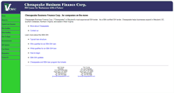 Desktop Screenshot of chesapeake504.com